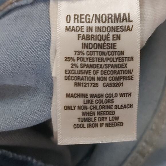 Aeropostale High Waisted Jegging Jean 0 Light Wash Casual Comfy Boho Streetwear - Picture 10 of 11